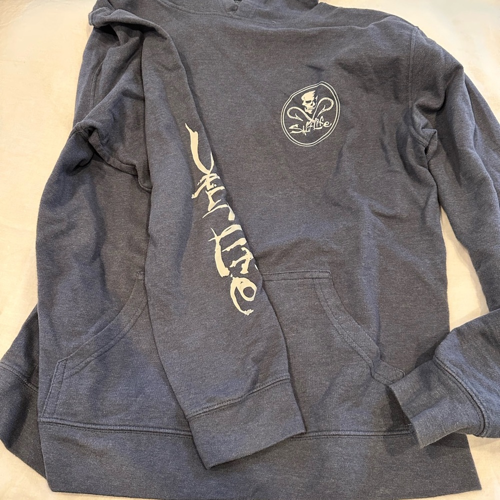 Blue Graphic Salt Life Hoodie
